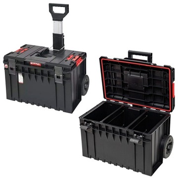 SKRZYNIA NARZĘDZIOWA skrzynka MODUŁOWA KOŁA 50L Qbrick System One Cart