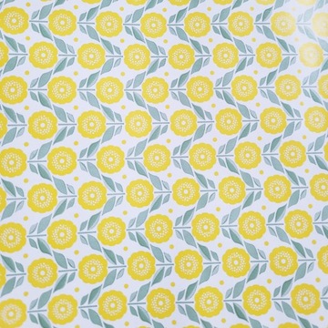 Papier kwiatki do pakowania 57cmx2m 2m374