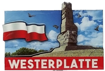 Magnes na lodówkę-pamiątka-pomnik na WESTERPLATTE