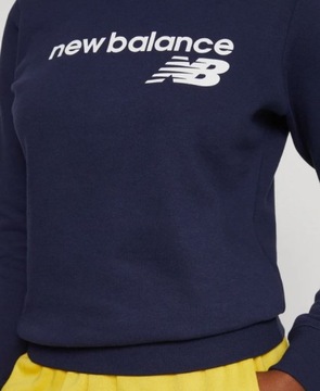 Bluza damska NEW BALANCE granatowa z logo S