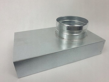 ВЫХОД ФИТИНГА ОТ ПРЯМОУГОЛЬНИКА НА КРУГ 150X50/100