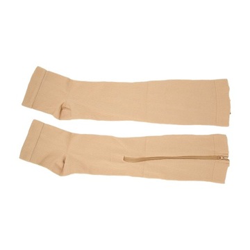 Нейлоновые компрессионные чулки на молнии.