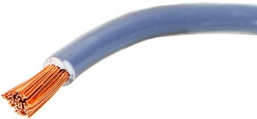Przewód linka 6mm2 Szara LGY 6mm2 Elektrokabel 1m