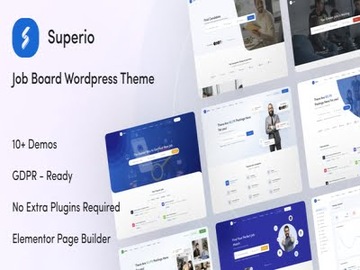 Szablon Superio Job Search WordPress Theme