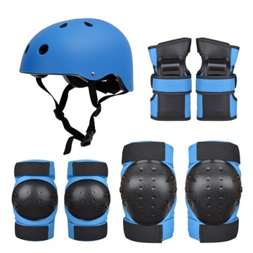 KASK OCHRANIACZE NA ROLKI DESKOROLKĘ ROWER 7W1 S