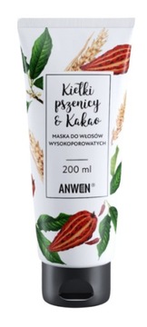 ANWEN MASKA KIEŁKI PSZENICY I KAKAO 200ML WYSOKOPOROWATE