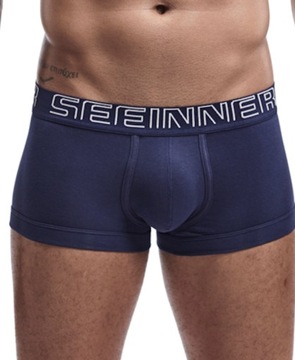 SEEINNER BOKSERKI MĘSKIE PREMIUM BAWEŁNA L