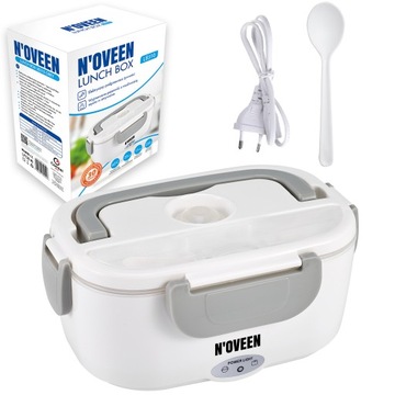 ELEKTRYCZNY LUNCH BOX POJEMNIK TERMOS PODGRZEWACZ OBIADOWY