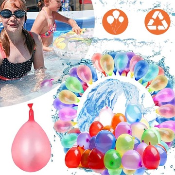 BALONY IMPREZOWE, 333 SZT SZYBKIE NAPEŁNIANIE BALONY NA WODĘ, BOMB WODNYCH