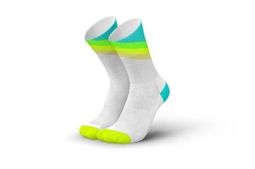 Incylence Skarpety do Biegania Running Grades Long blue/canary 47-50
