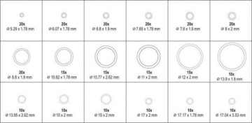YATO КОНДИЦИОНЕРА УПЛОТНИТЕЛЬНЫЕ КОЛЬЦА 270PCS HNBR УПЛОТНИТЕЛЬНЫЕ КОЛЬЦА