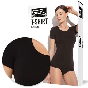 T-shirt bezszwowy Gatta Kolor: Black, Rozmiar: XL