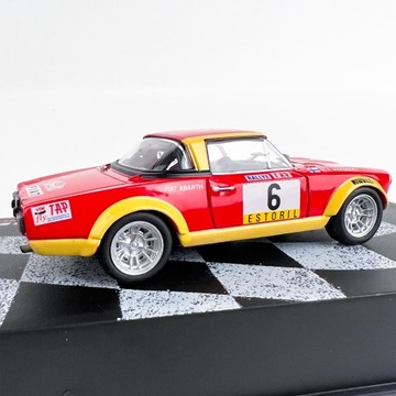 FIAT 124 ABARTH № 28 КОЛЛЕКЦИЯ РАЛЛИЕВЫХ АВТОМОБИЛЕЙ ПОРТУГАЛИЯ Деагостини 1:43 ПРЕМИУМ