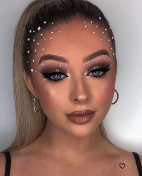 НАКЛЕЙКИ С СЕРЕБРЯНЫМИ КРИСТАЛЛАМИ, бриллианты, ЦИРКОНИЙ