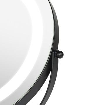 Зеркало для макияжа косметическое, круглое, вращающееся, 3 цвета, 30 см.