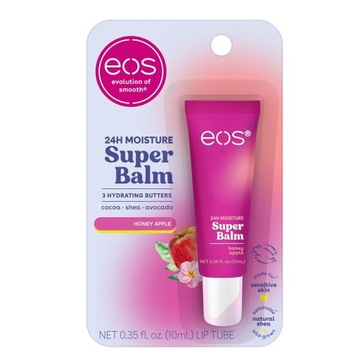 EOS Super Balm - Balsam do ust w tubce smak miodowe jabłko 10 ml