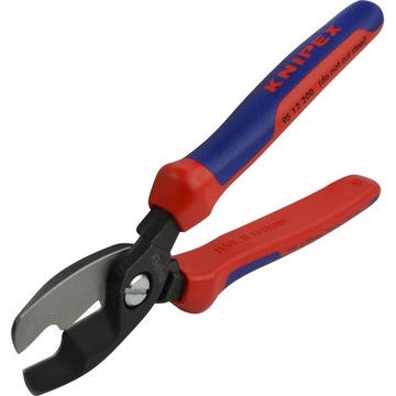 KNIPEX 95 12 200 Ножницы для кабеля с двойным лезвием