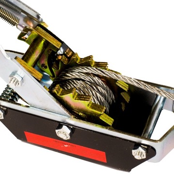 ЛЕБЕДКА РУЧНАЯ ТРОСОВАЯ 4Т 4000кг 2 крюка