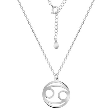 NASZYJNIK SREBRNY 925 ZNAK ZODIAKU ZODIAK RAK HOROSKOP