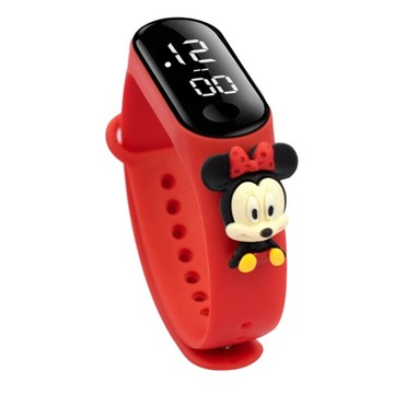 ZEGAREK DLA DZIECI SMARTWATCH LED DZIECIĘCY SMARTBAND MYSZKA MINNIE