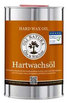 Oli-Natura Olej Twardy do blatów Bezbarwny 1L