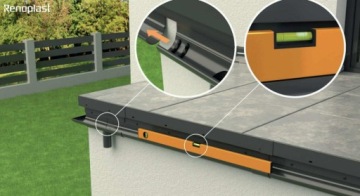 Соединитель желоба R50 Renoplast Graphite RAL 7024