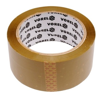 Taśma pakowa Vorel brązowa szer. 48 mm dł. 66 m 1 szt.
