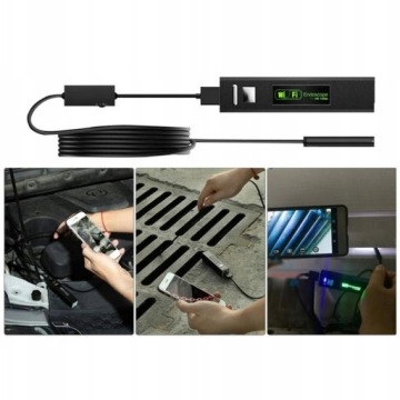 ИНСПЕКЦИОННАЯ КАМЕРА ЭНДОСКОП USB WIFI 8 ММ HD LED ТЕЛЕФОН ПК ANDROID IOS 5M