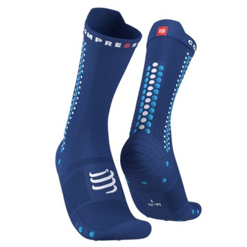 COMPRESSPORT Skarpetki V4 Bike white/orangeade T1