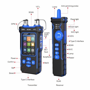 ТЕСТЕР LAN POE NOYAFA PAR FINDER NF-8508