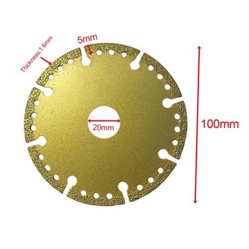 Стальной стеклянный диск Точный многофункциональный 100 мм