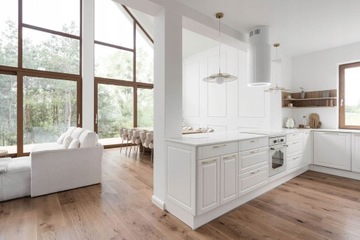 Okap wyspowy Ciarko Designe Monogram W biały