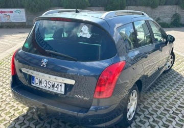 Peugeot 308 I SW 1.6 VTi 120KM 2008 Peugeot 308 1.6 benzyna, 2008 - 7osobowy 1.6 Benzyna 120KM, zdjęcie 3