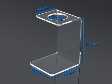 ПОДСТАВКА-КОРМИТЕЛЬ ПОДСТАВКА ДЛЯ 1 PLEXI ICE 3 мм