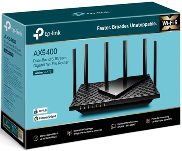 Wydajny Router TP-Link Archer AX73 WiFI 6 AX5400 Duży zasięg 6 anten