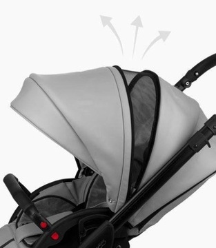КОЛЯСКА DADA PRAMS MAX 500 DEEP 2В1 МИНДАЛЬНОЕ МОЛОКО