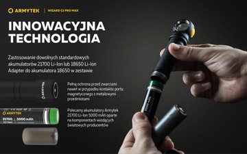 Armytek Wizard C2 Pro Max Magnet USB Теплый налобный фонарь