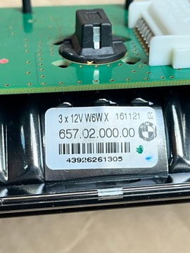 37 BMW F10 F01 F02 F07 F25 F26 LAMPA POLSTROVÁNÍ OSVĚTLENÍ KABINY 9262613