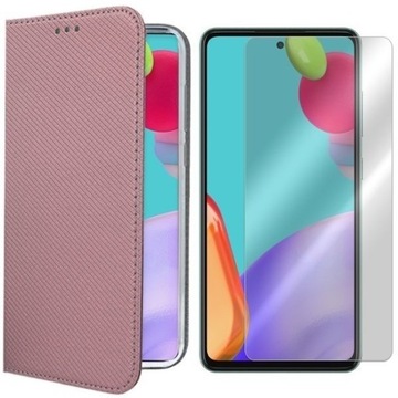 Умный магнитный чехол для Samsung Galaxy A52 4G / A52 5G / A52S 5G темно-зеленый