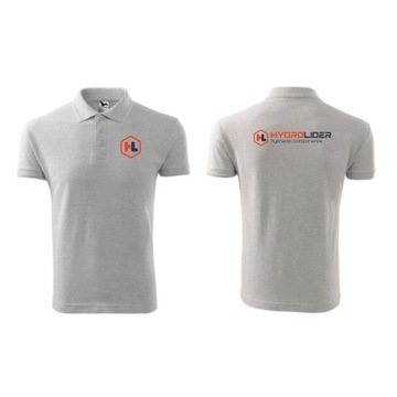KOSZULKA POLO SIWA ROZM. M HYDROLIDER