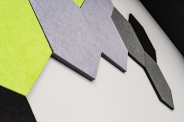 УКРАШЕНИЕ НА СТЕНЫ ШЕСТИГРАННЫЙ ВОЙЛ ТУТУМИ ЦВЕТА