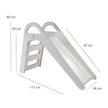 Деревянная детская горка MeowBaby для комнаты