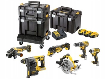 КОМПЛЕКТ ЭЛЕКТРОИНСТРУМЕНТОВ COMBO DEWALT DCK685P3T: ШУРУПОВЕРТ-МАШИНА, 3 аккумулятора по 5,0 А·ч