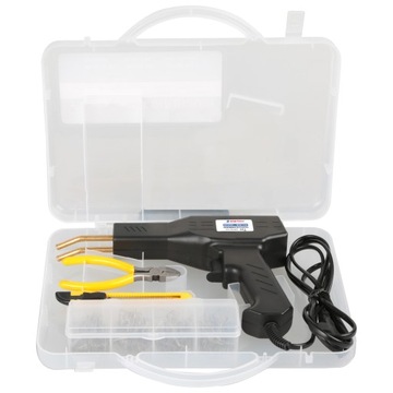 СВАРОЧНЫЙ МАШИНА ДЛЯ СВАРКИ ПЛАСТИКА МОЩНЫЙ СВАРОЧНЫЙ АППАРАТ ГОРЯЧИЙ СТЕПЛЕР + СТЕПЛЕРЫ + ЩИПЦЫ