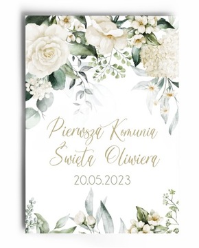 Plakat Pierwsza Komunia Obrazek 50cmx70 cm P83