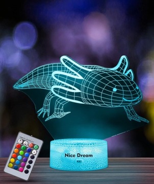 Lampka nocna akselot nice dream 3D LED wielokolorowa