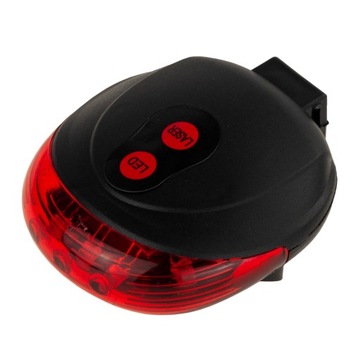 ЛАЗЕР ЗАДНЕГО ФОНА ВЕЛОСИПЕДА 5 СВЕТОДИОДНЫХ ЛАЗЕР ДЛЯ ЗАДНЕГО ФОНАРА ДОРОЖНОГО ОСВЕЩЕНИЯ