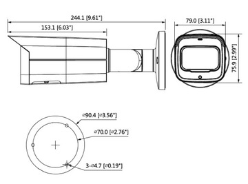 IP-камера Dahua IPC-HFW5541T-ASE-0280B /5MPx 2,8 мм