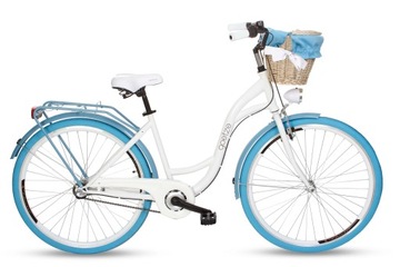 Городской велосипед GOETZE Colors 28 3b + корзина DAMKA