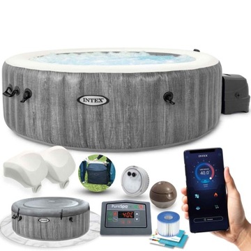 Dmuchane Spa Hydromasaż 196x71cm INTEX